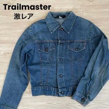 [초레어] Trailmaster 데님 자켓 g 자켓 레어 미국