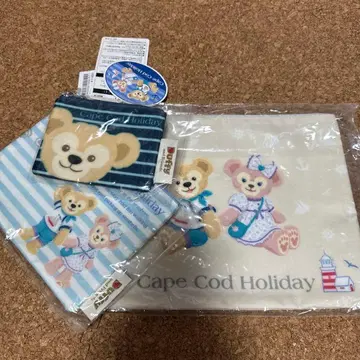 택 포함 새상품 더피&프렌즈 케이프 코드 홀리데이 파우치 3종 세트
