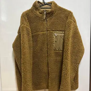 브라운 플리스 자켓