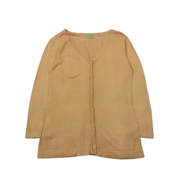 피닉스 인터내셔널 실크 90% V넥 가디건