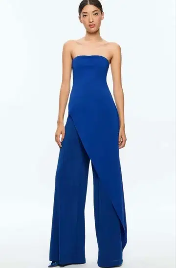 앨리스 앤 올리비아 스트랩리스 올인원 드레스