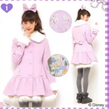 연보라 퍼 롱 코트 시크릿허니 데이지 코트