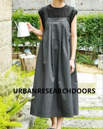 어반 리서치 도어스 add fabrics 워크 오버롤 스커트