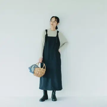 LE GLAZIK/르 글라지크 살로펫 스커트 다크 네이비