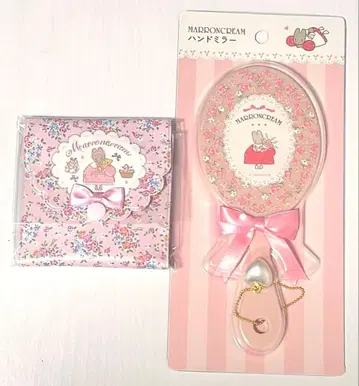 마론크림 거울 브러쉬 2종 세트