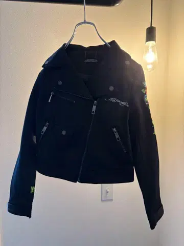 [컨디션 최상] Ed Hardy 더블 라이더 자켓