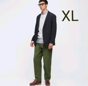 UNIQLO 유틸리티 워크 팬츠 XL 올리브