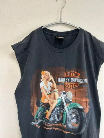 할리데이비슨 탱크탑 티셔츠 구제 의류 할리