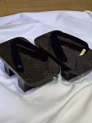 츠가루누리 카라누리 본칠 도장 일본 나막신 각나막신 남성용 8치-2