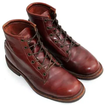 블랙 택 CHIPPEWA 치페와 레이스업 부츠 보르도 워크 부츠