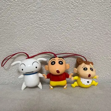 스키야 스키스키 세트 짱구는 못말려 스트랩 3세트