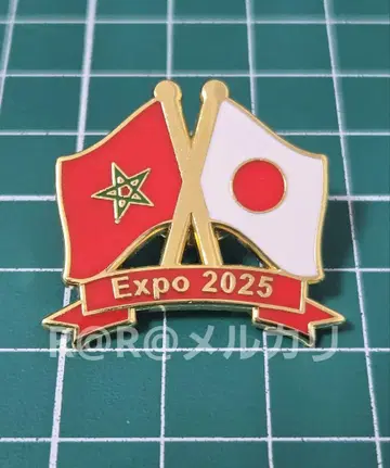 만박 EXPO2025 모로코관 핀 배지 파빌리온