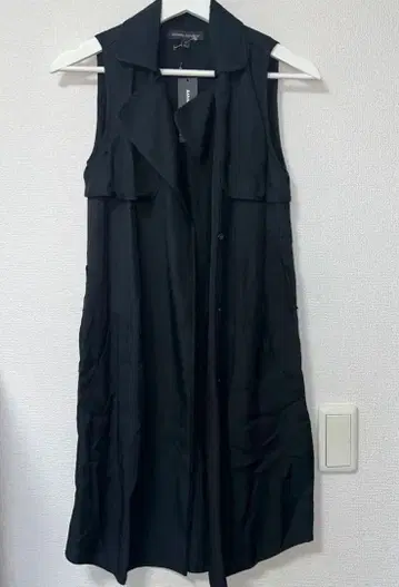 BANANA REPUBLIC 블랙 롱 베스트