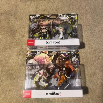 Splatoon amiibo 피규어 2체 세트