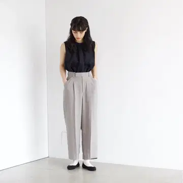 [ foufou ] 원턱 린넨 팬츠