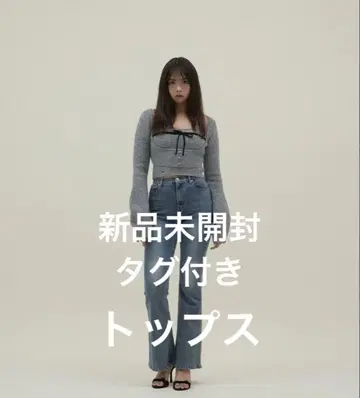 Natalie ribbon set gray andmary 앤드마리