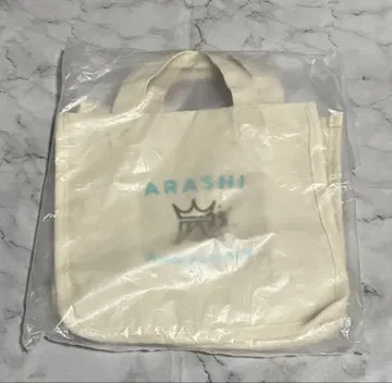 ARASHI 25주년 기념 미니 토트백 카드 포함