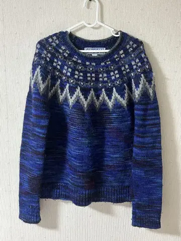 CARDIGAN 노르딕 무늬 스웨터