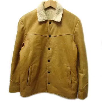 WAREHOUSE DUBBLE WORKS 가죽 런치 코트 자켓