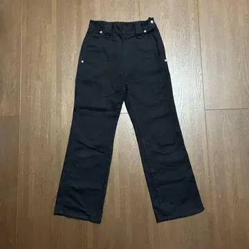 [ Spick & Span ] 블랙 스트레치 플레어 청바지