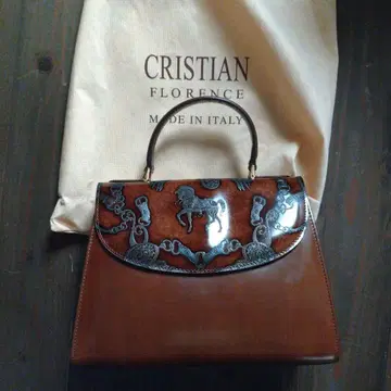 CRISTIAN FLORENCE 가죽 핸드백