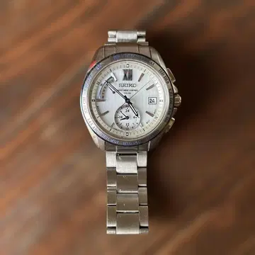 SEIKO 쿼츠 손목시계 실버 중고 가동품