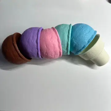 BLOOM 블루 스퀴즈 아이스크림 콘 세트