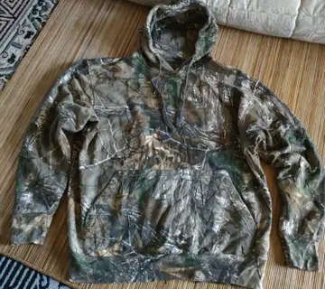 GAME WINNER real tree 카모 패턴 후드 부착 후드티