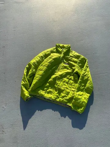 파타고니아 나노 퍼프 풀오버 게코 그린 크롭