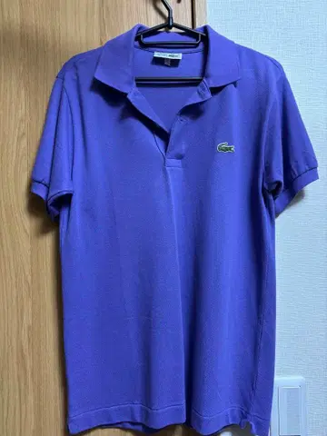 LACOSTE 피케 셔츠 보라색 사이즈 3