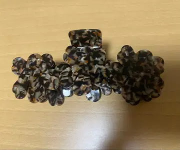 시착만 한 상품 마리메꼬 Mini Unikko 헤어 클립 브라운