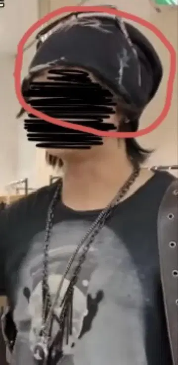 [ TAKATO님 착용 ] 비니 다이 다이 패턴 헤이세이 y2k
