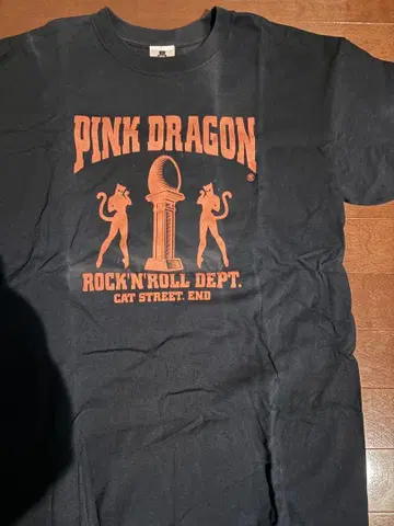 PINK DRAGON T셔츠 L 사이즈 블랙