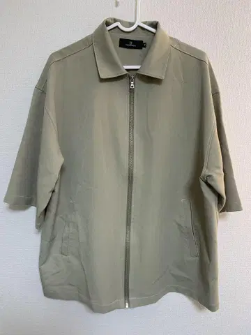 TR 스트레치 스티치 집업 셔츠(1/2 sleeve)