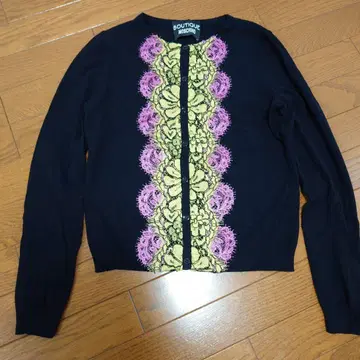BOUTIQUE MOSCHINO 자수 긴팔 가디건