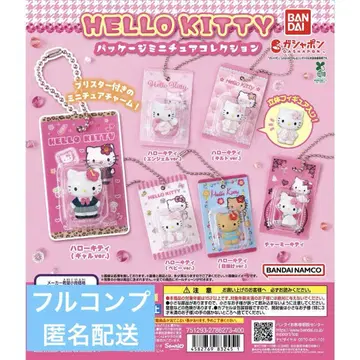 HELLO KITTY 패키지 미니어처 컬렉션 전 6종 세트