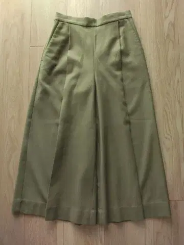 UNITED ARROWS 가우초 와이드 팬츠 올리브 그린