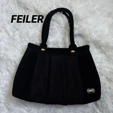 [ 컨디션 최상 ] FELIER 코듀로이 핸드백 메쉬 블랙