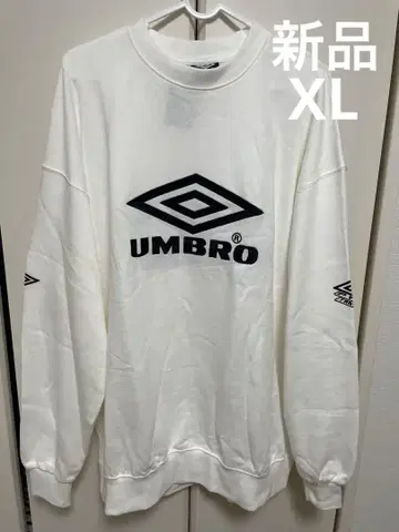 [ 40% 할인 ] UMBRO 화이트 맨투맨 트레이닝복 자수 로고 XL