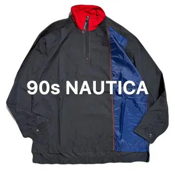 90s NAUTICA 노티카 하프 지퍼 풀오버 자켓 구제 의류