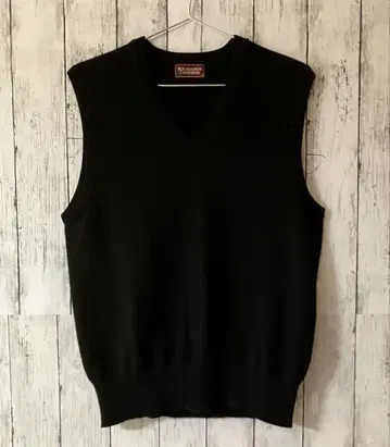 ROCKHORDE CASHMERE 캐시미어 니트 베스트 일본제 블랙 M