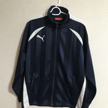 트랙 자켓 PUMA 네이비 저지 스트릿 구제 의류 풀 집업