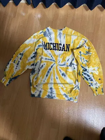 90s Champion Reverse Weave XXL 타이 다이 염색