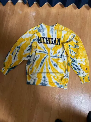 90s Champion Reverse Weave XXL 타이 다이 염색