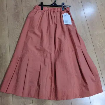 오렌지 플레어 스커트 38 조르주 레쉬