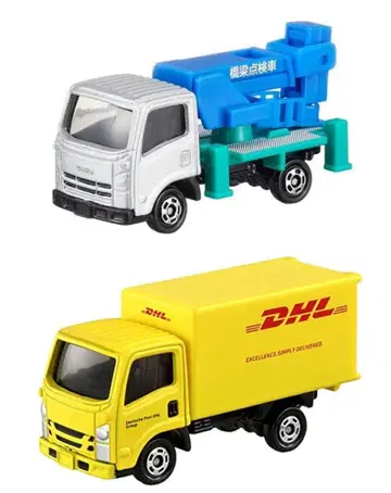 토미카 DHL 트럭 엘프 교량 점검차 절판