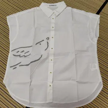 POU DOU DOU 반팔 셔츠 화이트