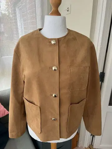 노카라 브라운 자켓