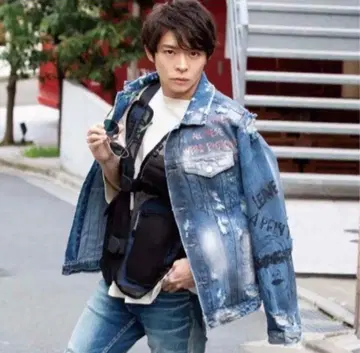 [ 완판템 ] 기시 유타 착용 ZARA 가공 데님 자켓