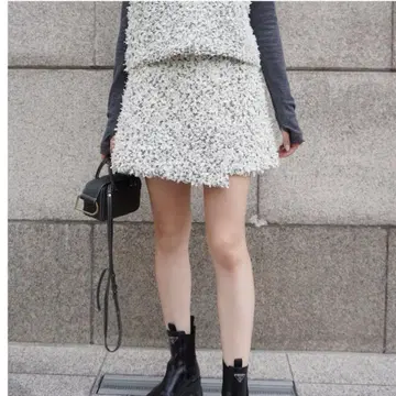 HYEON 헤 pepper skirt shel 트위드 스커트